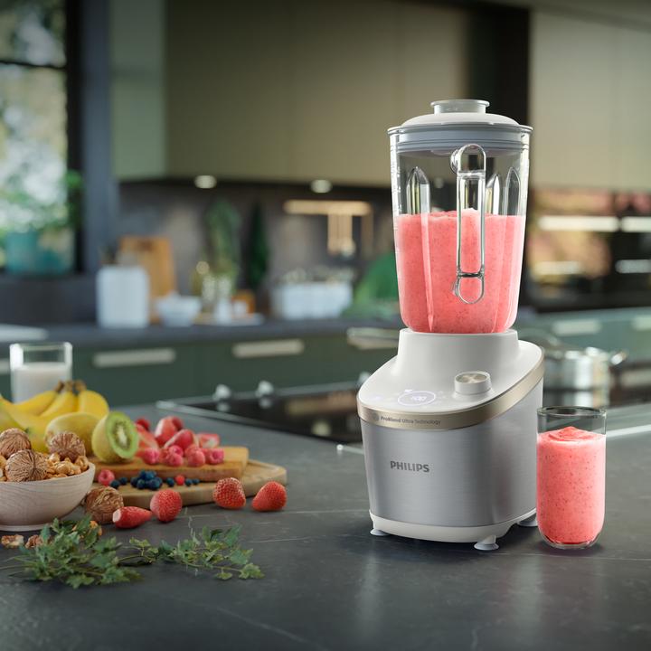 Image du produit Philips HR3760/01 Blender à grande vitesse Atlantic, métal/blanc (1500 W)