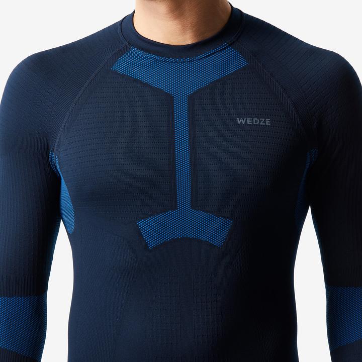 Immagine prodotto Wedze Maglia funzionale da sci senza cuciture da uomo - BL500 I-Soft nero/blu (XS)