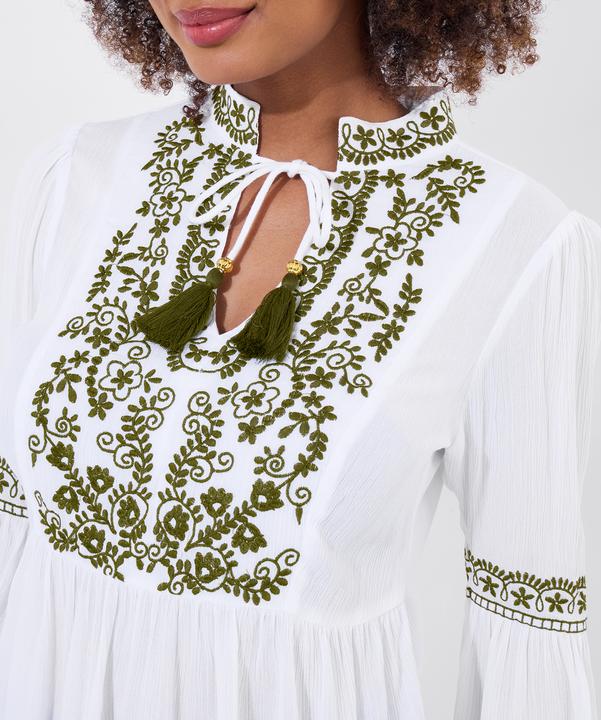 Produktbild Joe Browns Floral Embroidered Crinkle Tunic Top (18)
