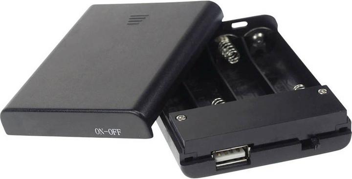Actual product image Velleman Battery holder 4x Mignon (AA) (L x W x H) 60 x 20 x 80 mm 720429