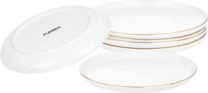 Image du produit Furber Assiettes petit déjeuner & dessert (6 x, 21 cm)