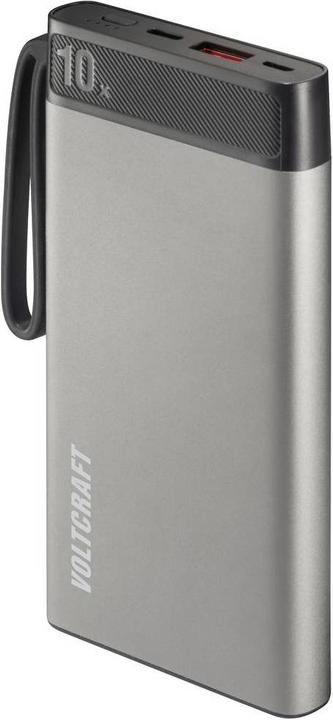 Immagine prodotto Voltcraft PB-10-PD3.0 Powerbank 10000 mAh Power Delivery LiPo Grigio-Nero (10000 mAh, 37 Wh)