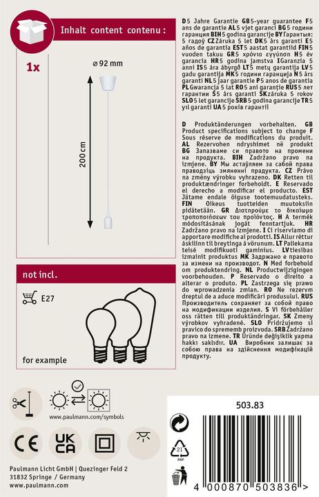 Image du produit Paulmann Ketil (E27)
