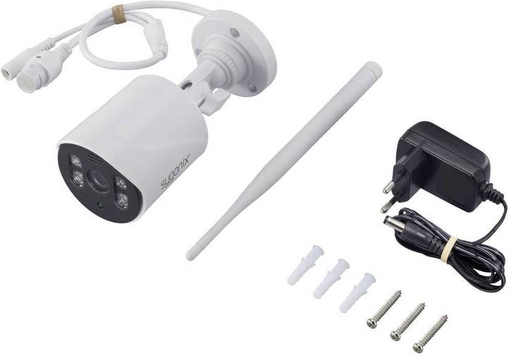 Actual product image Sygonix SY-5047534 Wireless Additional Camera 1920 x 1080 Pixel 2.4GHz (1920 x 1080 Pixels)