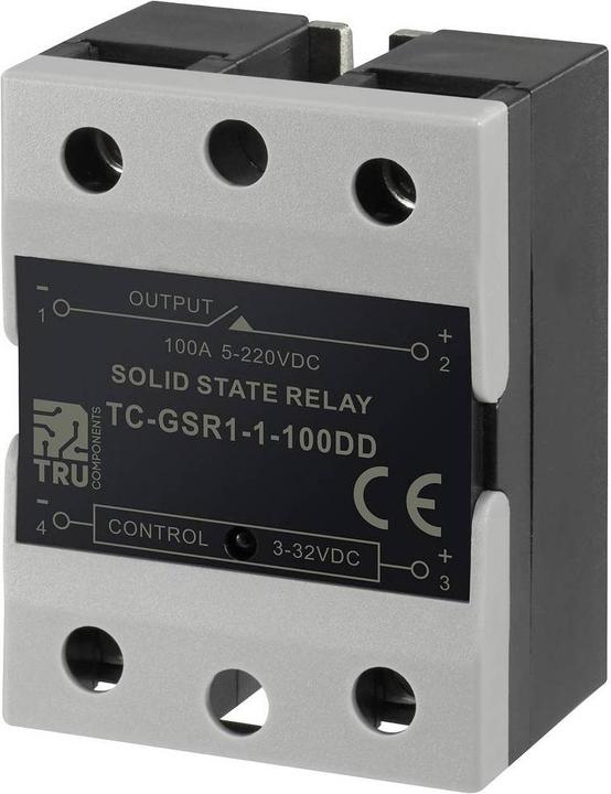 Immagine prodotto Tru Components Relè a stato solido TC-GSSR-1-100DD 100 A Tensione di commutazione max. 32 V/DC