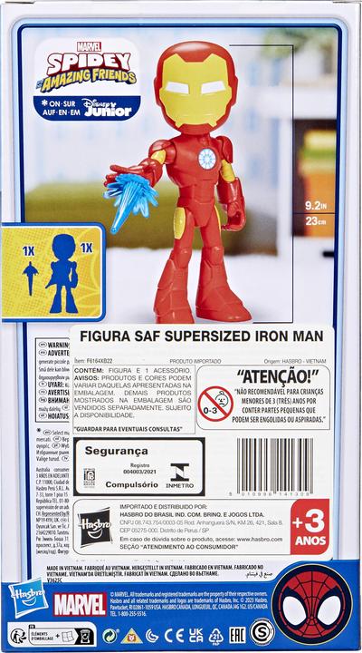 Immagine prodotto Hasbro Figura d'azione di Iron Man in formato super, giocattolo da supereroe per Ki