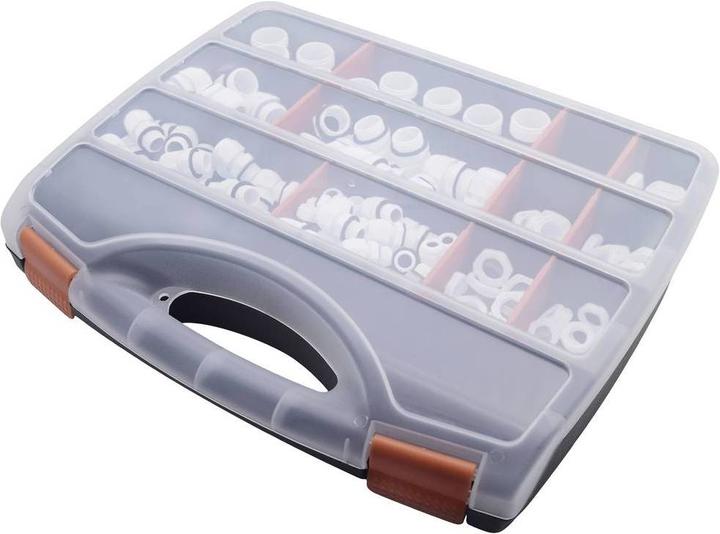 Image du produit Quadrios 2102CA116 Assortiment de presse-étoupes PA66 Blanc 224 pcs.