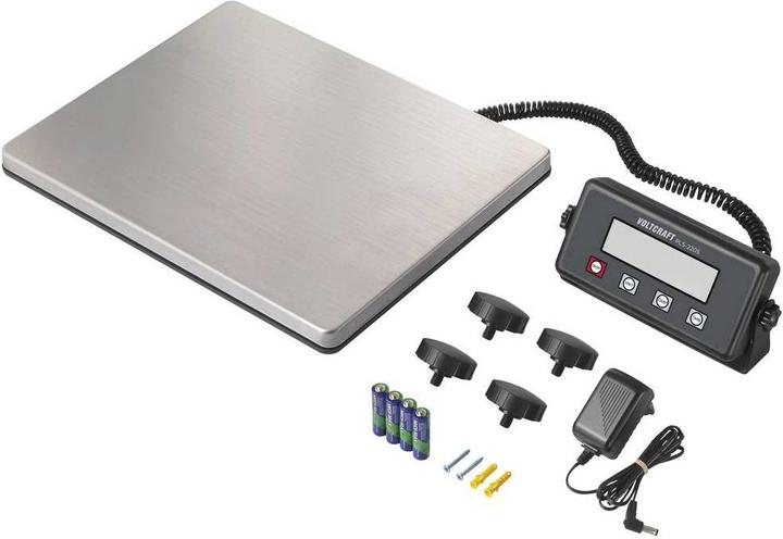 Image du produit Voltcraft VC-12870875 Balance au sol Capacité de pesée (max.) 200kg Précision de lecture 50g via