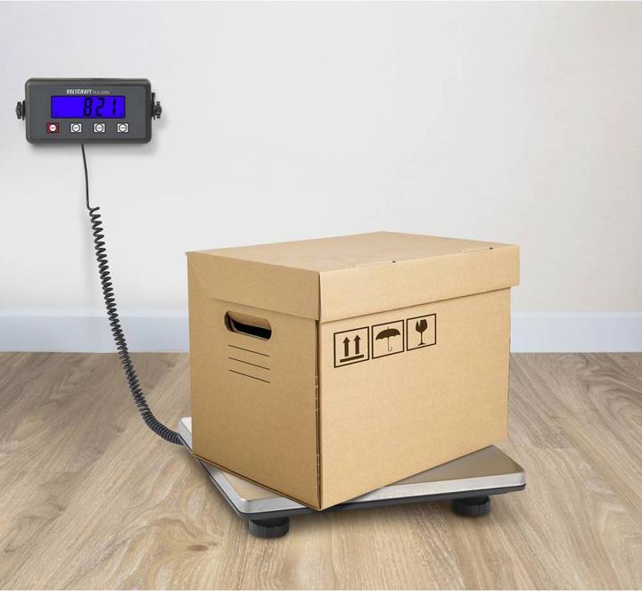 Image du produit Voltcraft VC-12870875 Balance au sol Capacité de pesée (max.) 200kg Précision de lecture 50g via