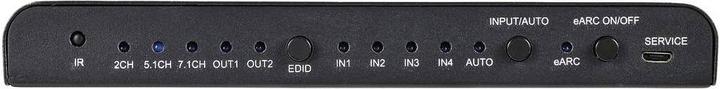 Actual product image SpeaKa Professional SP-HDA-550 4 Port HDMI Switch ARC (Audio Return Channel) 409