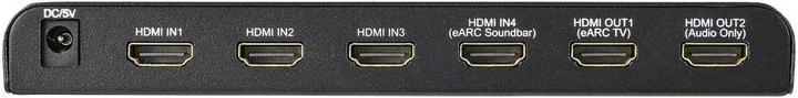 Actual product image SpeaKa Professional SP-HDA-550 4 Port HDMI Switch ARC (Audio Return Channel) 409