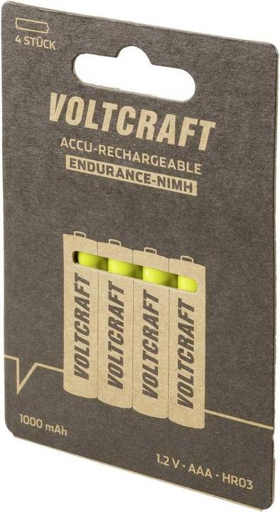 Actual product image Voltcraft Endurance (4 pcs., AAA, 1000 mAh)