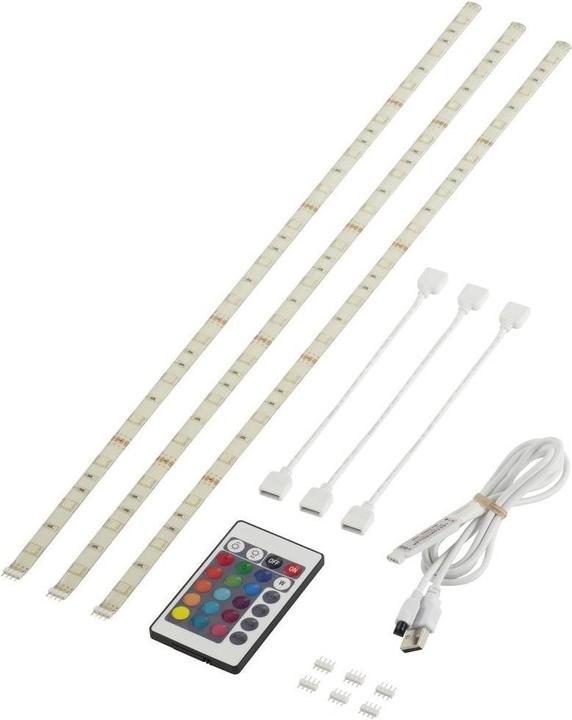 Immagine prodotto Sygonix SY-5225288 Set completo di strisce luminose a LED (RGB, 150 cm, Interno)