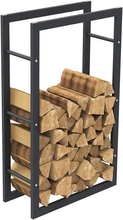 Produktbild Bakaji Holzregal für Kamin oder Ofen (100 x 25 x 60 cm)