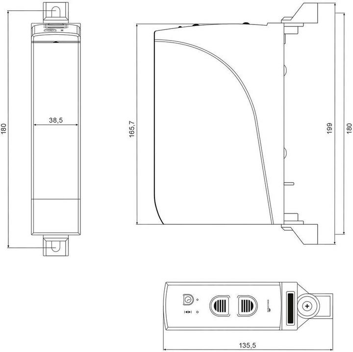 Actual product image Schellenberg 22637 RD35 Electric belt winder 14mm Pulling force (max.) 12kg Superstructure