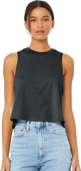 Actual product image Bella Canvas Womens/Ladies Racerback Cropped Sleeveless Tank Top (S)