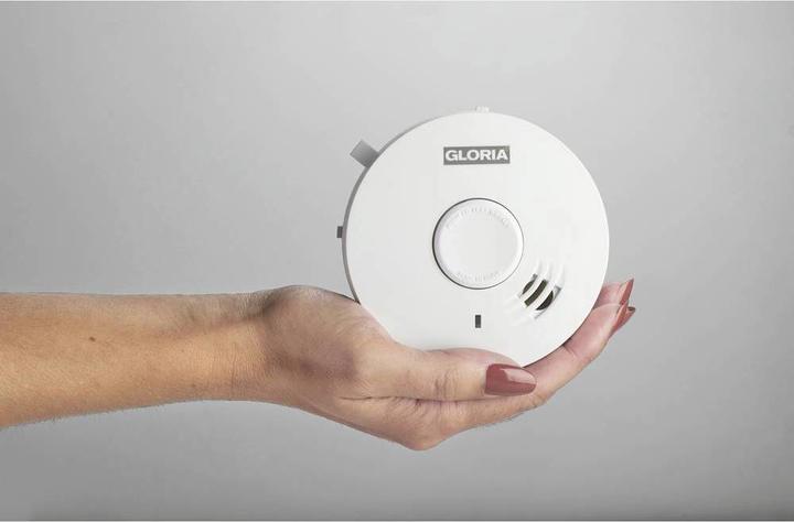 Actual product image Gloria Haus und Garten R-10 002518.0015 Smoke alarm device incl. 10-year battery battery-operated
