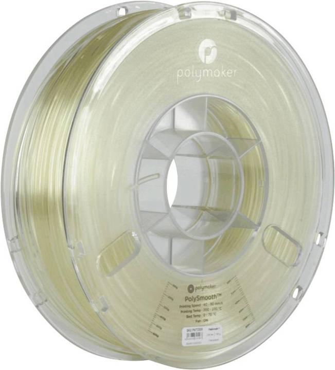 Produktbild Polymaker PJ01011 PolySmooth Filament polierbar 1.75 mm 750 g Transparent 1 St (PVB, 1.75 mm, 750 g, Transparent)
