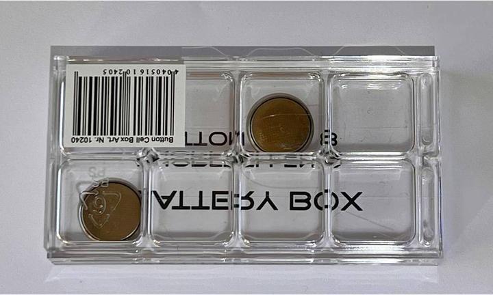 Actual product image Baybox Buttoncell 8 button cell box x
