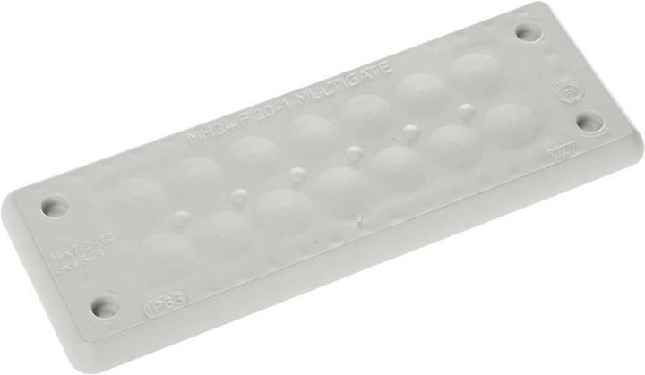 Immagine prodotto Trelleborg MH-24 F 20-1 GRIGIO CHIARO UL94 V-0 IP65 TPE Boccola a vite (Foro cavo, 15.40 cm)