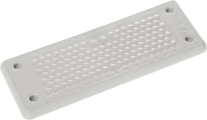 Produktbild Trelleborg MH-24 F 125-1 LIGHT GREY UL94 V-0 IP65 TPE Screw Durchführungspla (Kabeldurchlass, 15.40 cm)