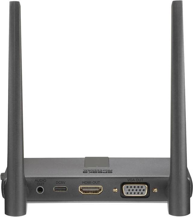 Productafbeelding SpeaKa Professional SP-WTR-400 HDMI radiotransmissie (set) 30 m 2,4 GHz, 5 GHz 19 (30 m, Audio retourpad)