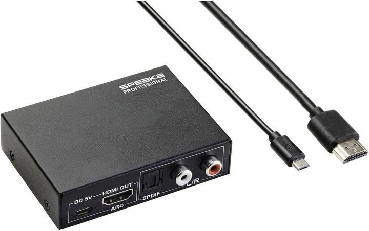 Image du produit SpeaKa Professional Extracteur de moniteur TV AV(HDMI