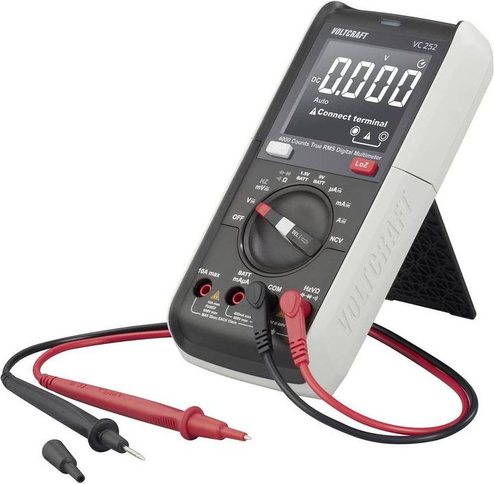 Image du produit Voltcraft VC252 Multimètre portable numérique CAT III 600 V Affichage (Counts) : 4000 (CAT III 600V)