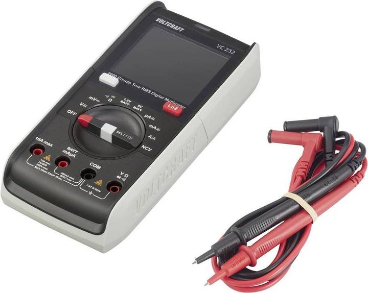 Immagine prodotto Voltcraft VC232 Multimetro portatile digitale CAT III 600 V Display (conteggi): 2000 (CAT III 600V)