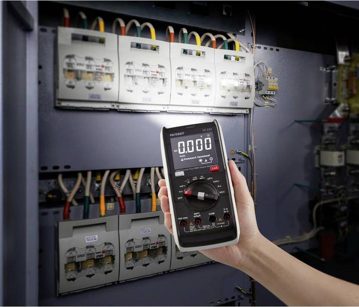 Immagine prodotto Voltcraft VC232 Multimetro portatile digitale CAT III 600 V Display (conteggi): 2000 (CAT III 600V)