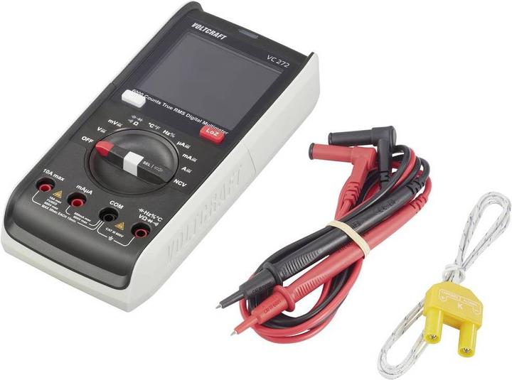 Immagine prodotto Voltcraft VC272 Multimetro portatile digitale CAT III 600 V Display (conteggi): 6000 (CAT III 600V)