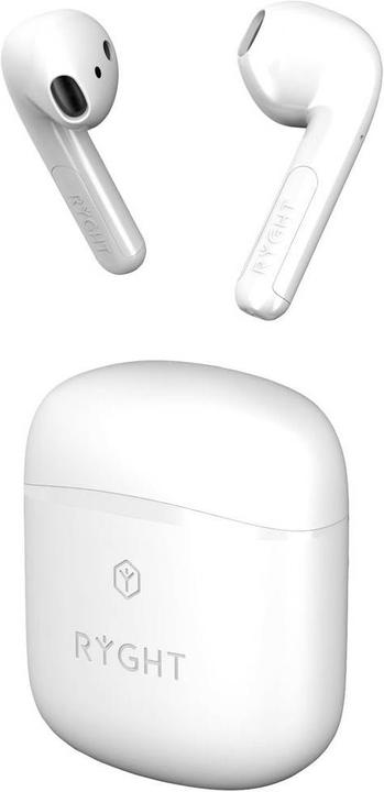Immagine prodotto Ryght WAYS2 Auricolare In Ear Bluetooth® Stereo Bianco Indicatore di carica della batteria, auricolare (25 h, Senza fili)