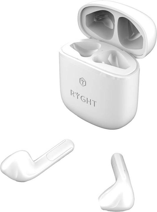 Immagine prodotto Ryght WAYS2 Auricolare In Ear Bluetooth® Stereo Bianco Indicatore di carica della batteria, auricolare (25 h, Senza fili)