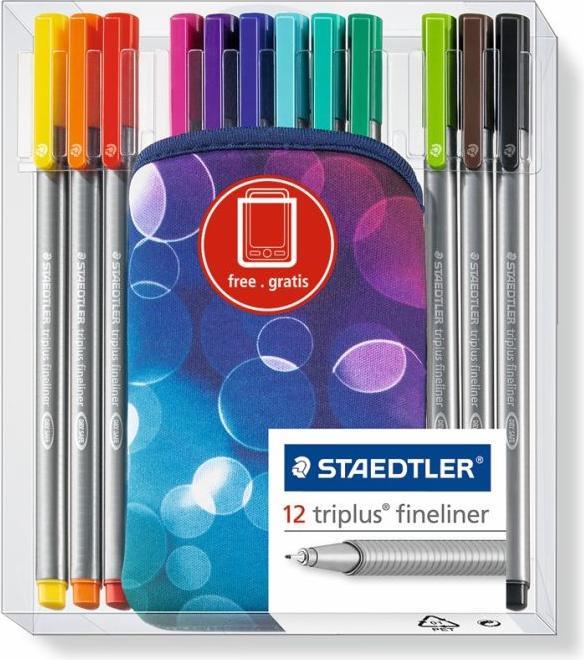 Produktbild Staedtler triplus Fineliner mit Handyetui