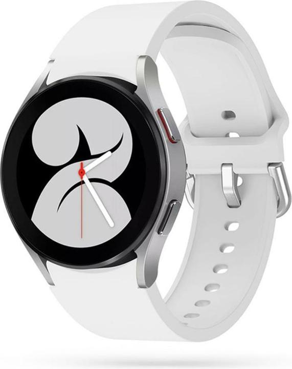 Image du produit Tech-Protect Smartwatch Samsung Galaxy Watch 4 bracelet, couleur blanche (TPU, 5 Pour, Galaxy Watch 4)