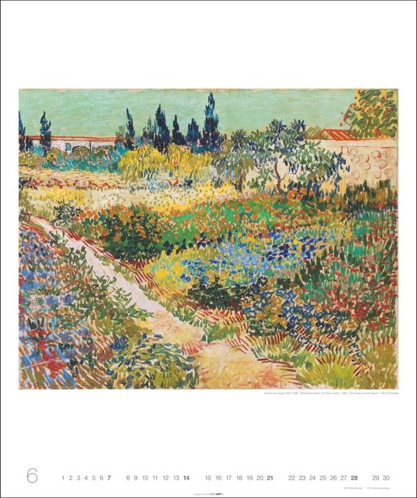 Actual product image Die schönsten Gärten des Impressionismus Edition Kalender 2026 (46 x 55 cm, German)