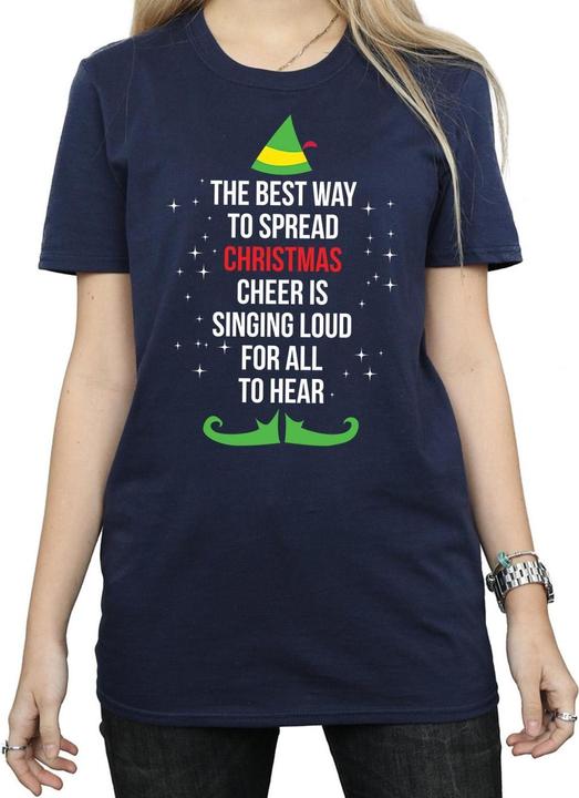 Produktbild Elf Christmas Cheer Text TShirt (L)