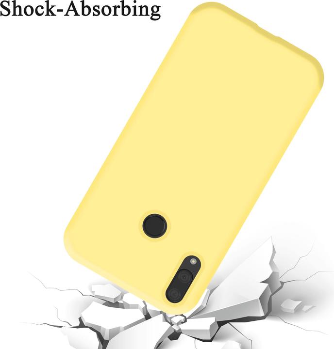 Actual product image Cadorabo TPU Liquid Silicone Case Cover (Huawei Y7 Prime (2019), Huawei Y7 (2019))