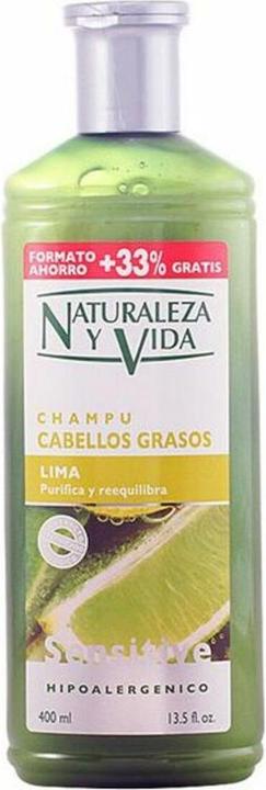 Produktbild NaturVital CHAMPU SENSITIVE cabello graso 300+100 ml (400 ml, Flüssiges Shampoo)
