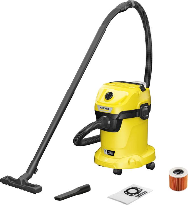 Actual product image Kärcher WD 3-18 V-17/20 (Wet dry vacuum cleaner)