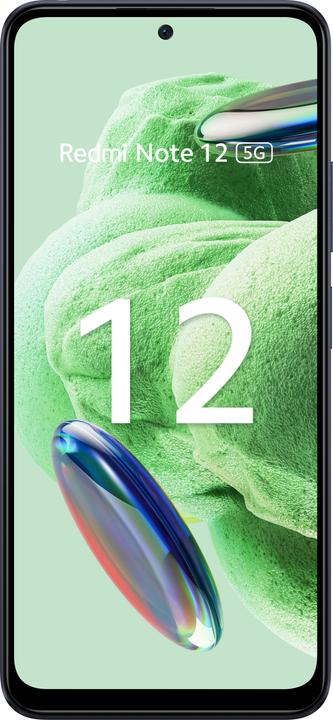 Actual product image Xiaomi Redmi Note 12 5G (128 GB, Onyx Gray, 6.67", Hybrid Dual SIM, 48 Mpx, 5G)