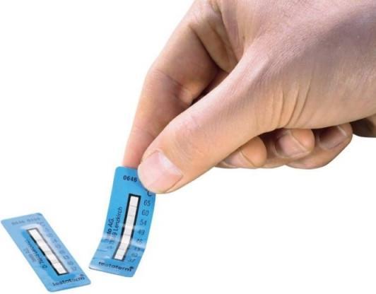 Actual product image Testo Temperature strip +204 - +260°C