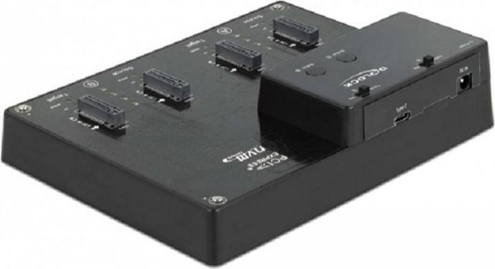 Actual product image Delock USB-C - 4x M.2 NVMe (USB-C, 4 Ports)