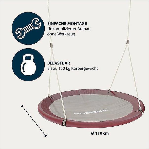 Productafbeelding Hudora Nest Swing Lounge 110cm, Amber