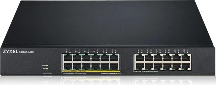 Image du produit Zyxel Commutateur 24x GbE L2 GS1900-2412x PoE+ Ports (24 Ports)