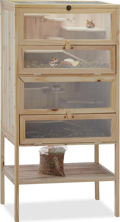 Actual product image Relaxdays Hamster Cage, 3 Storeys