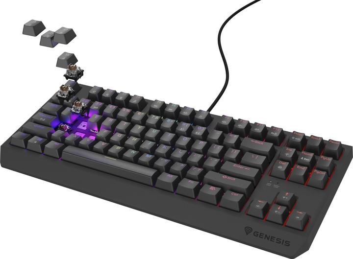 Genesis Klawiatura Thor 230 TKL Outemu Brown (NKG-2079) (US, Cable)