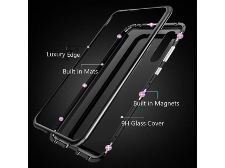 Actual product image G-Case Samsung Galaxy A40 Aluminium Magnetic Glass Case Cover (Samsung Galaxy A40)