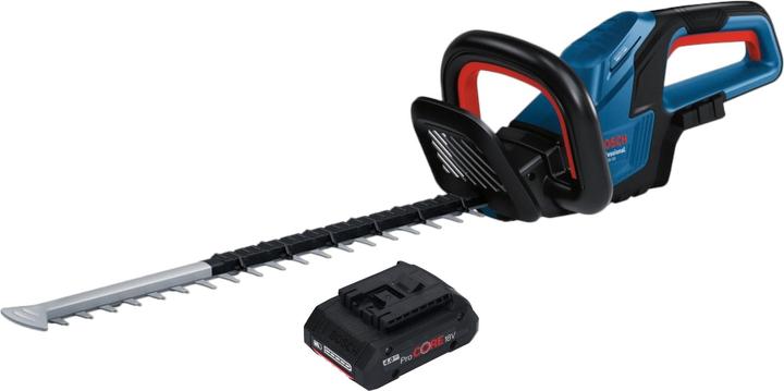 Actual product image Bosch Professional Bosch GHE 18V-50 Professional Akku Heckenschere 18 V 50 cm Brushless + 1x ProCORE Akku 4,0 Ah - (Cordless hedgecutters)