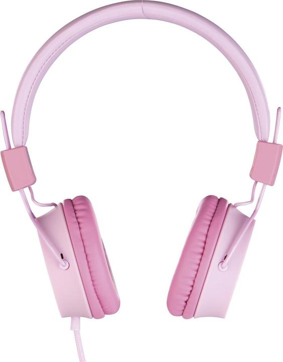 Image du produit Thomson HED8100P Casque d'écoute pour enfants, supra-auriculaire, avec câble, limiteur de volume, rose